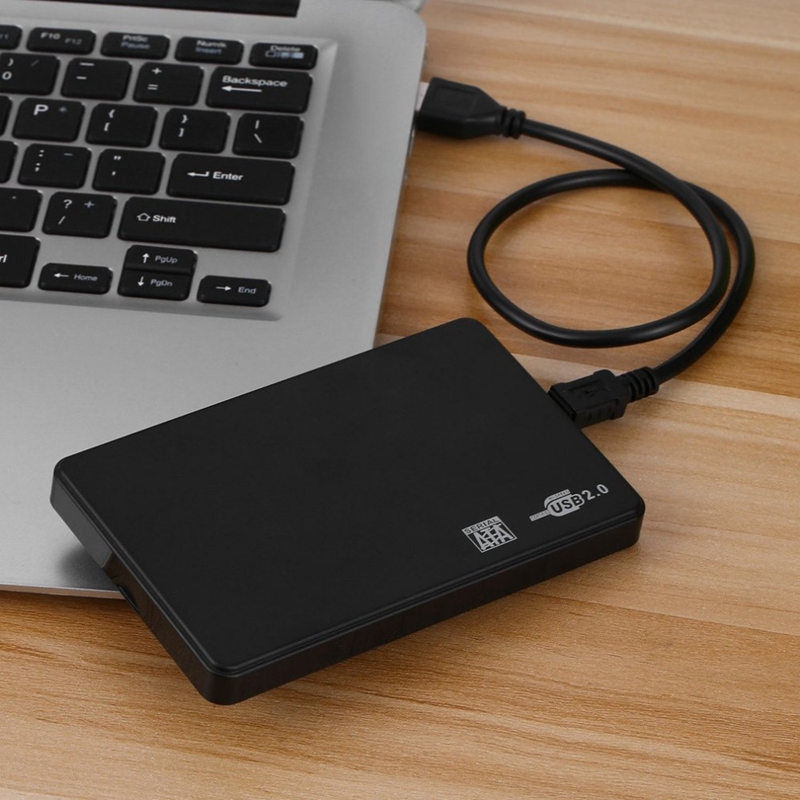 2.5 Inch USB HDD Case Sata To USB 2.0 Hard Drive Disk SATA External Enclosure HDD Hard Drive Box with USB Cable