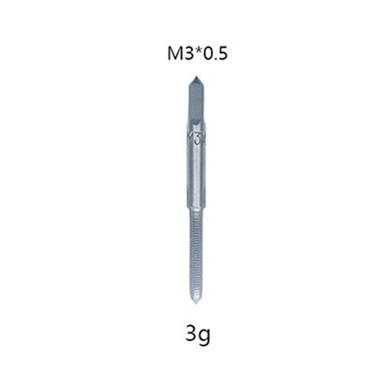 Maschio Metrico M3 X 0,6 Mm In HSS (Acciaio Rapido) | Rubinetto Per Filettatura Destra, Lunghezza 48 Mm, Per Metalli E Ghisa