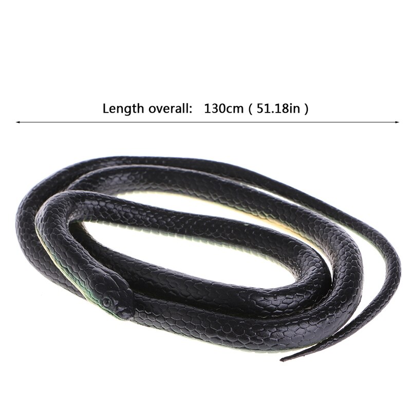 1Pc 130Cm Echte Rubber Speelgoed Nep Slang Magie Speelgoed