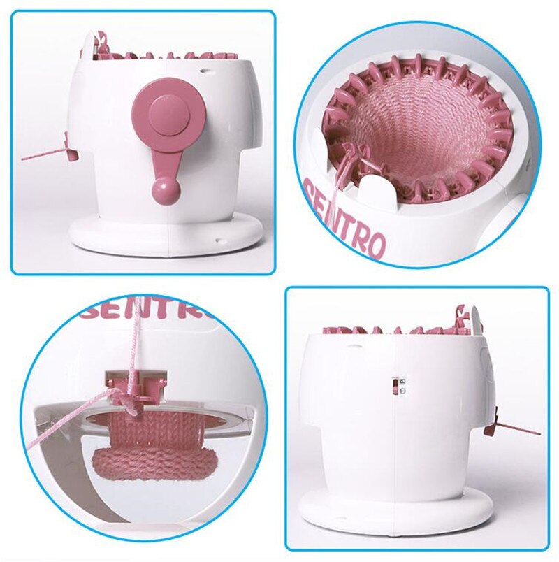 Rabbit Hand-woven Yarn Knitting Loom Children's Home Toys Wool Weaving Loom Color Knitting Machine Plastic Knitting Tools