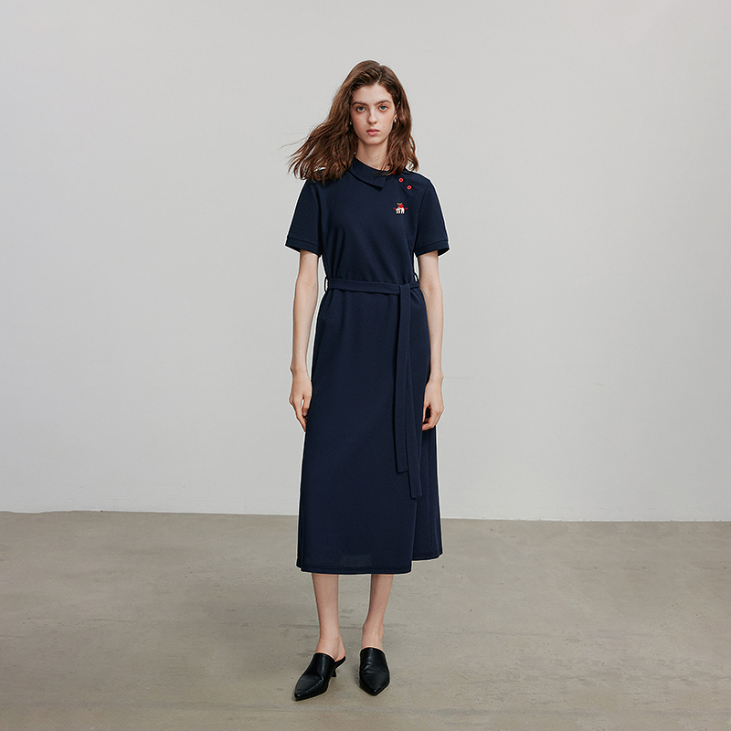 TOYOUTH Women Dress Summer Short Sleeve Casual Dress 8529107