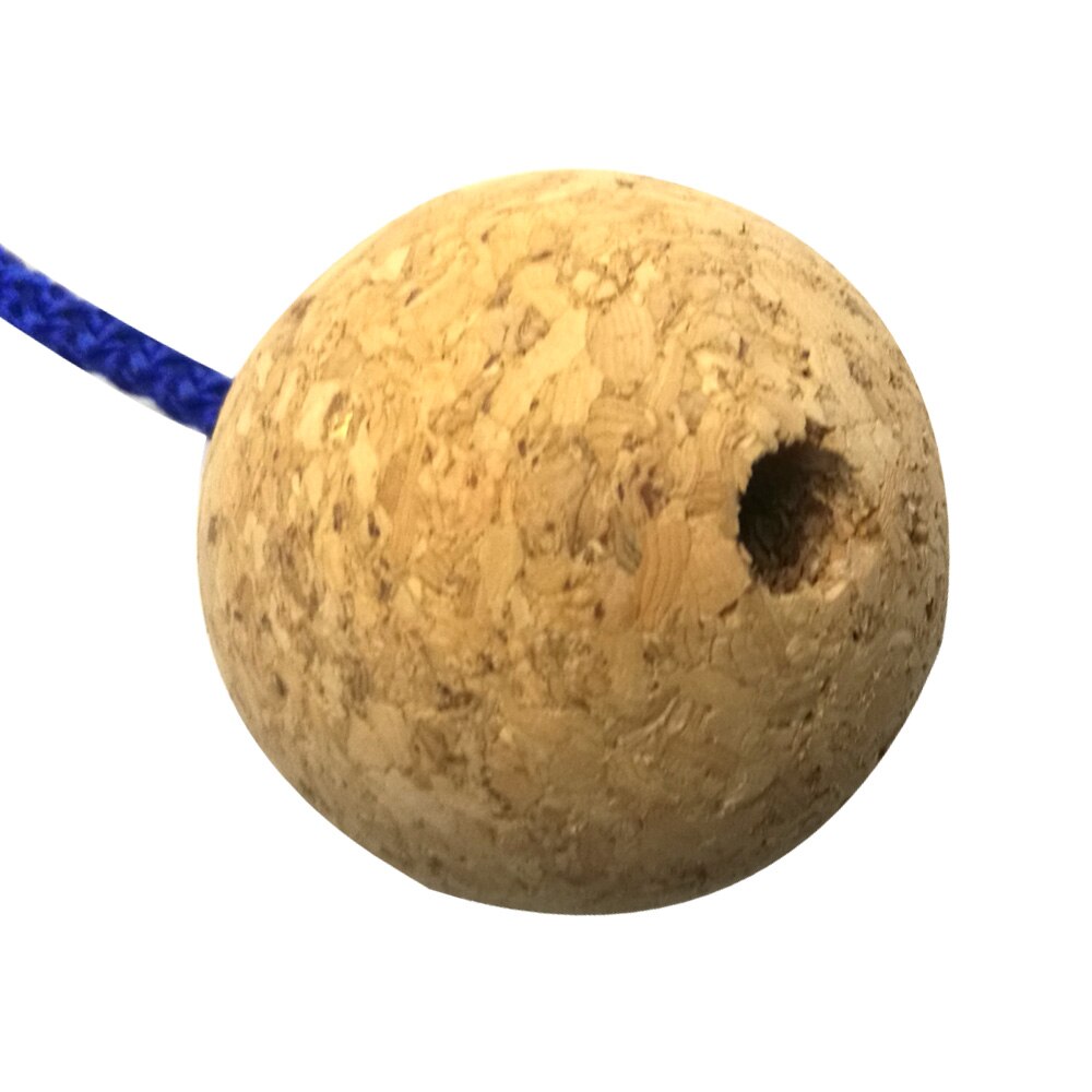 3.5Cm 5Cm Drijvende Kurk Bal Sleutelhanger Sleutelhanger Sleutelhanger Key Ring Voor Marine Zeilboot Kano Kajak Duiken zwemmen