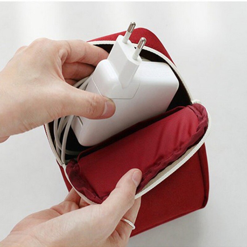 Draagbare digitale tas datalijnen powerbank pakket draagbare multifunctionele reistas koffer accessoires benodigdheden organizers