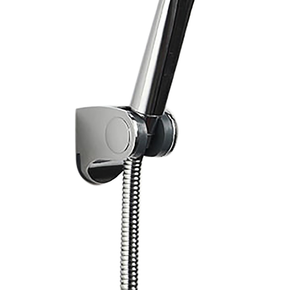 Douchekop Handset Houder CHROME Badkamer Wall Mount Verstelbare Beugel Nuttig