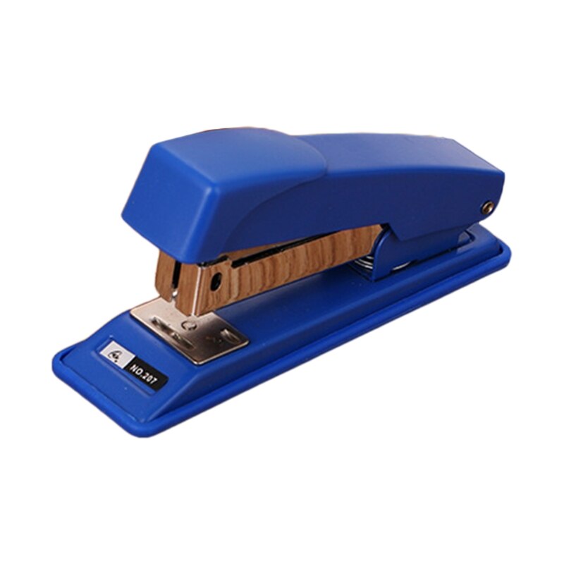 Metal Effortless Heavy Duty Stapler Paper Book Binding Stapling Machine Labor Saving School Office Supplies Stationery: Black