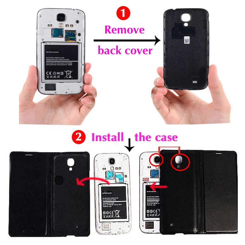 Flip Cover Leather Phone Case Voor Samsung Galaxy Note 3 Note3 Niet III SM 9005 N900 N9005 SM-N900 SM-N9005 Cover smart View Chip