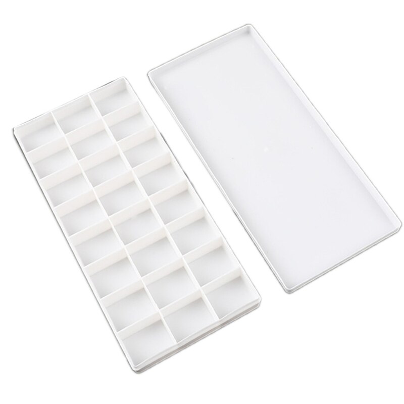 Artist Paint Saver Palette Box Painting Storage Tray with Lid for Watercolor Acrylic Gouache Oil Paint Art Supplies: 8