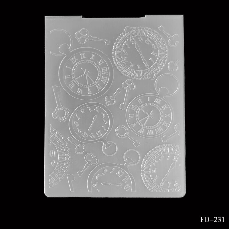 Plaques de gaufrage de différents styles | Papier pour bricolage au circulaire, matrices de découpe, dossier de gaufrage en plastique pour Scrapbooking: FD-231