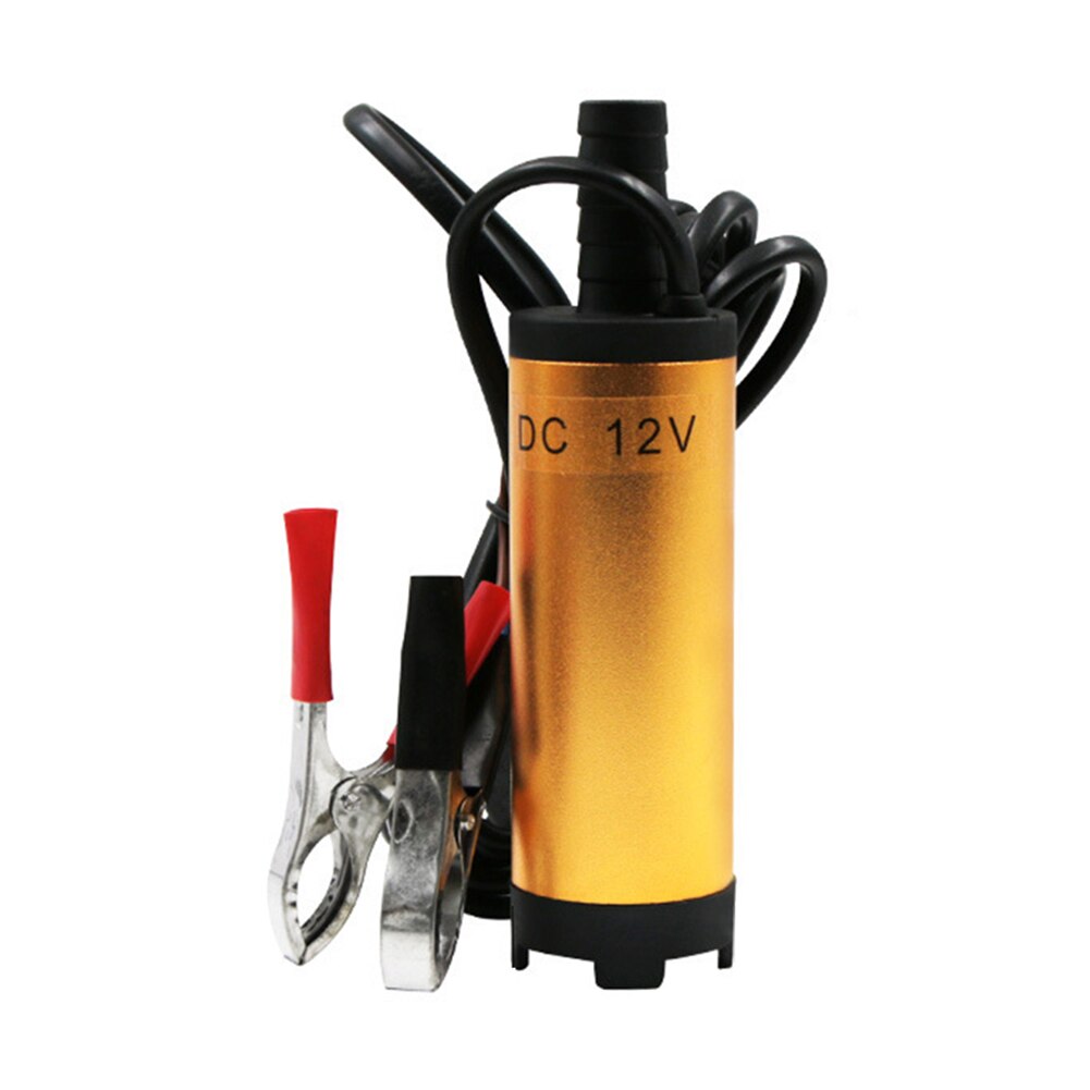 12V/24V Car Electric Oil Pump Diesel Fuel Water Oil Transfer Submersible Pump with On/Off Switch Oil Engine Transfer Pump: 12V