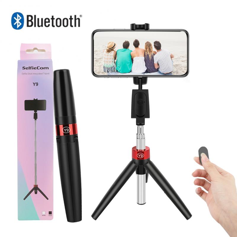 3 In 1 Draadloze Bluetooth Selfie Stok Mini Draagbare Mobiele Telefoon Statief Opvouwbare Selfie Stok Bluetooth Remote