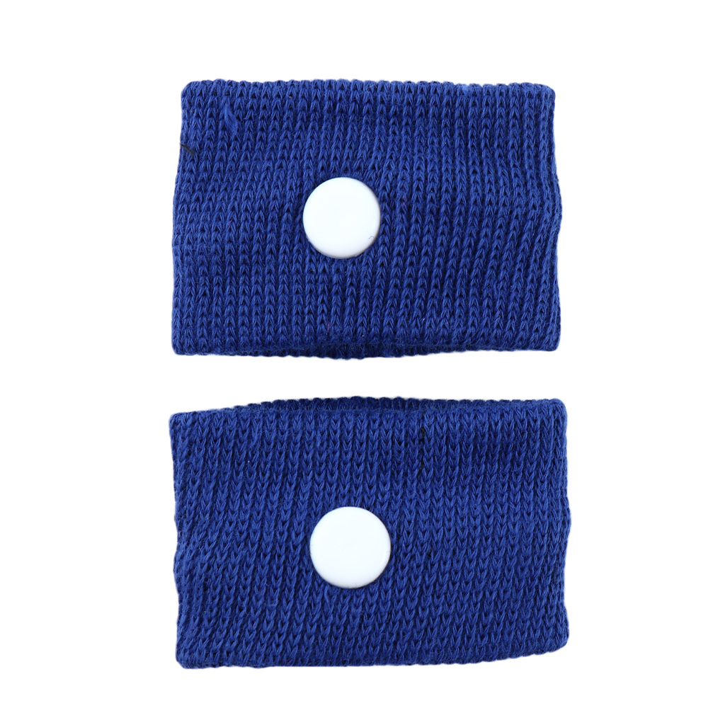 2Pcs Wrist Bands Anti Nausea Wrist Support Sports Safety Wristbands Adjustable Anti-motion Sickness Bracelets Wrist Band Brace: Blue