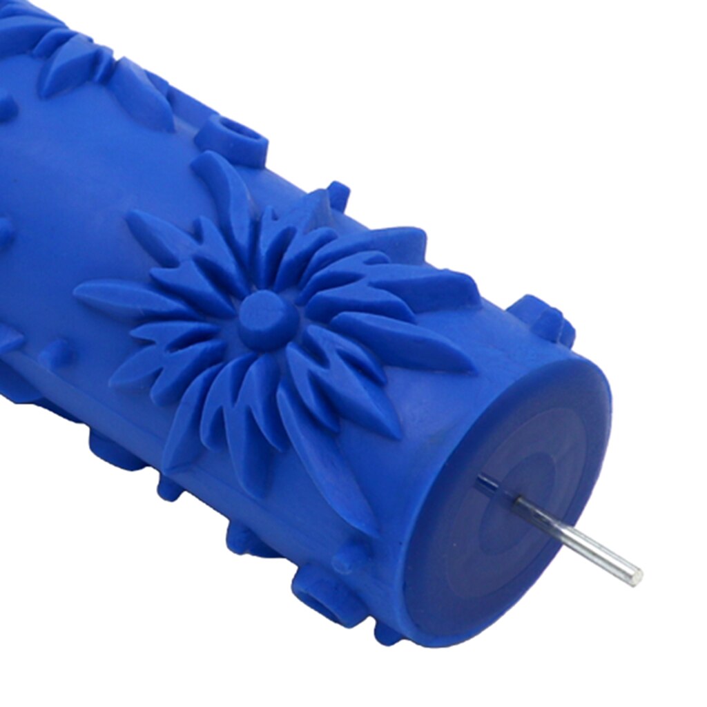 Embossed Paint Roller 5.9 inch Rubber Wood Pattern Graining Knurling Tool for Wall Ceilings Decoration DIY Arts Crafts Project