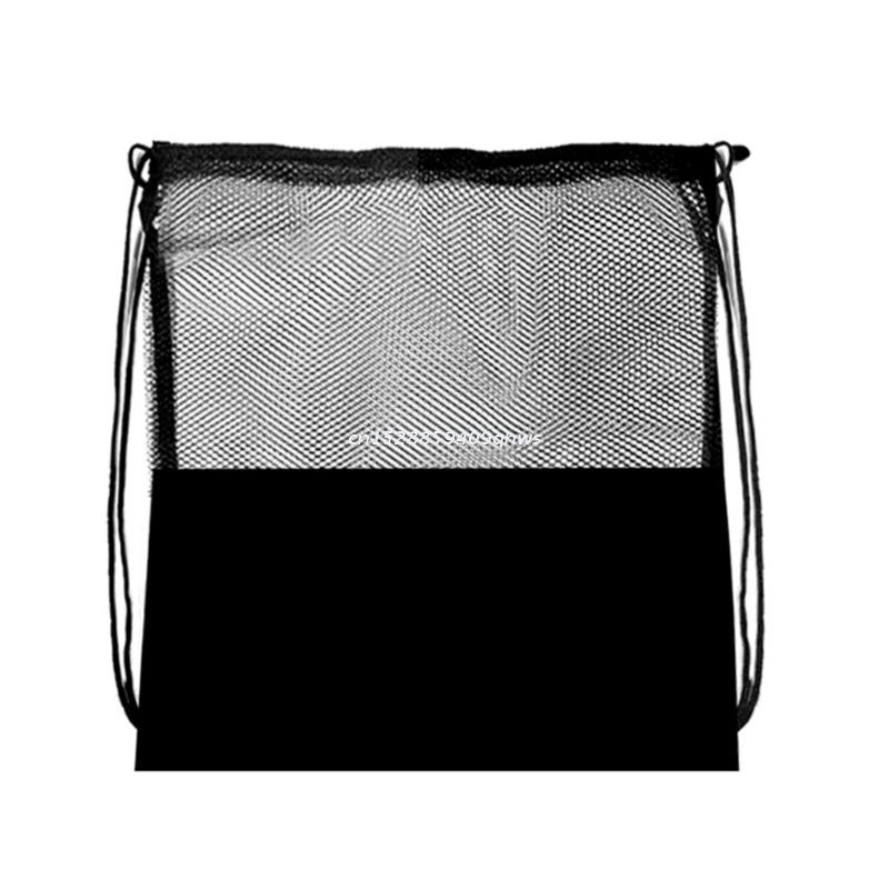 Foldable Soccer Backpack Gym Bag Sackpack Multifunction Ball Mesh Bag Sports Drawstring Basketball Backpack for Boys