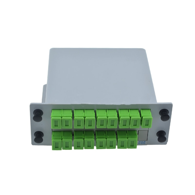 1X16 SC APC PLC Fiber Optic Splitter Box 1X16 GPON cassette-type Optische Koppeling Splitter losse Buis 0.9 2.0 3.0mm