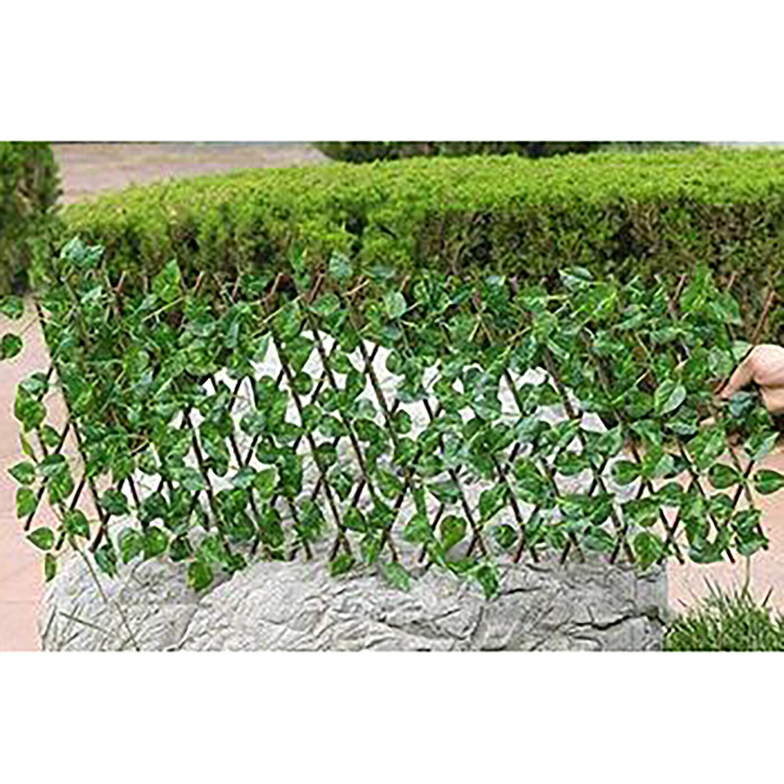 Expanding Fence Retractable Fence, Artificial Garden Plant Fence UV Protected Garden decoration Garden accessories