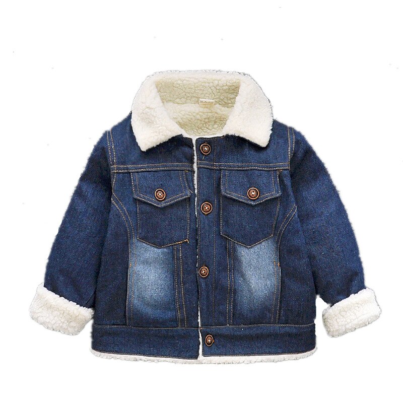 bébé garçons filles Denim veste enfant en bas âge enfants hiver épais vêtements d'extérieur jean manteau enfants automne coton vêtements