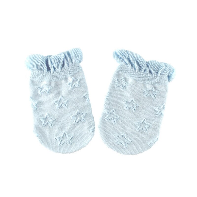 1 paar Baby Handschuhe Fäustlinge Weiche Baumwolle Gestrickte Wärmer Socken Sox Dusche: 6