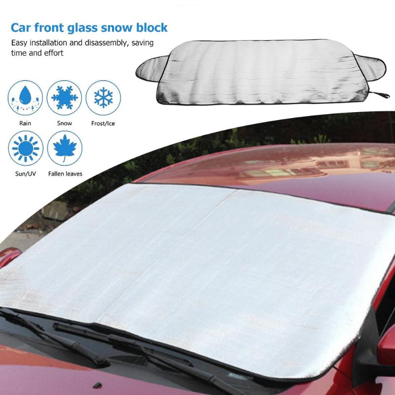 Vodool 150*70 Cm Auto Voorruit Cover Auto Zonnescherm Sneeuw Ijs Vorst Shield Blok Winter Voorruit Protector Auto Accessoires