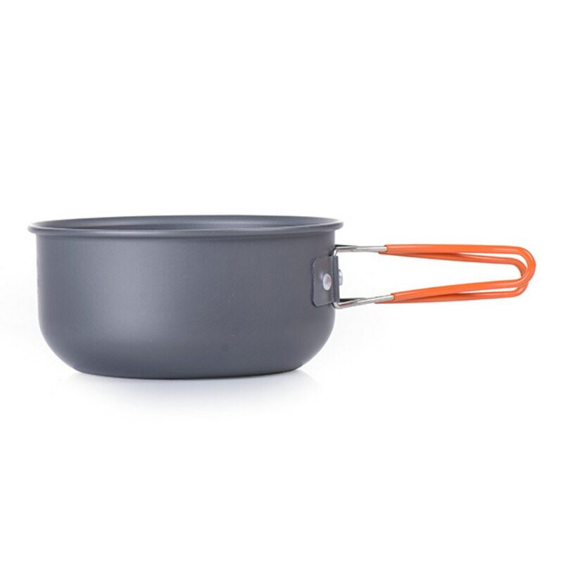 Outdoor Camping 4 In 1 Picknick Pot 2-3 Persoon Draagbare Camping Pot Set Bergbeklimmen Pot Picknick Pot Set