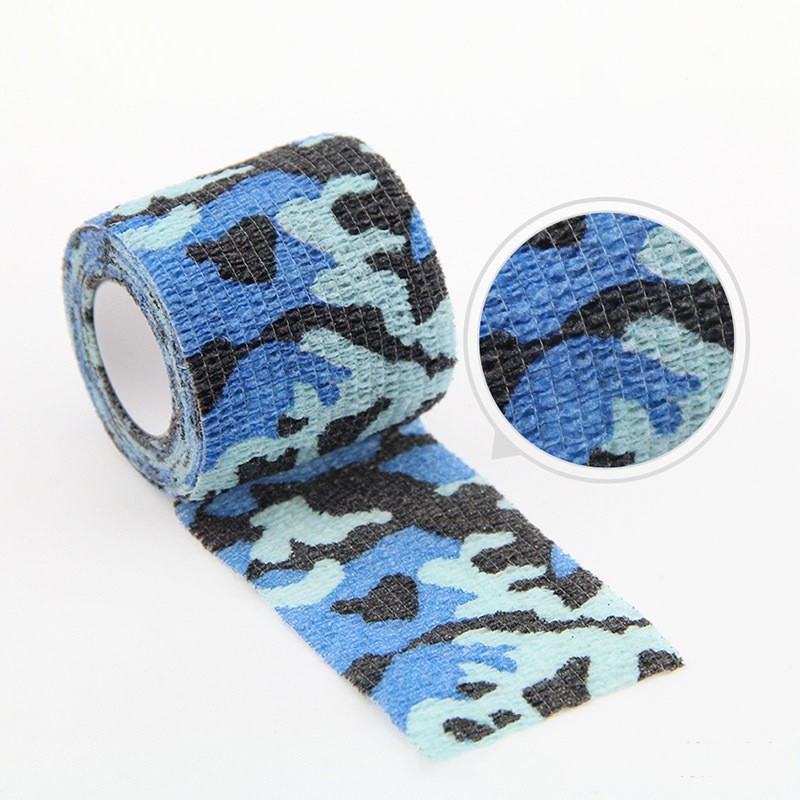 Handwerkzeug Camo Form Wiederverwendbare selbstklebende Camo Jagdgewehr bieten Isolierung Stoffband Wrap Polyester Tarnung Ausrüstung