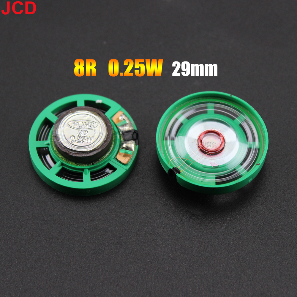 JCD 1pcs 8 /16 / 32Ohm 0.25W 0.5W Ultra-thin Doorbell horn Toy-car horn 8R 16R 32R 20 21 23 27 29 36 40 mm Diameter Speaker: Blue