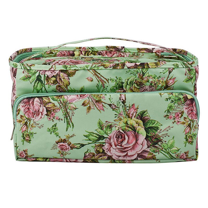 Knitting Needles Sewing Set Storage Bag Crochet Hooks Needle Thread Yarn Storage Bag DIY Organizer Holder Wool Crochet Hooks: 02
