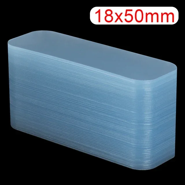 10/120PCS Heavy Duty Double Sided Adhesive Patches Nano Tape Transparent Square Wall Stickers Waterproof Removable No Traces Pad: Translucent / 5m