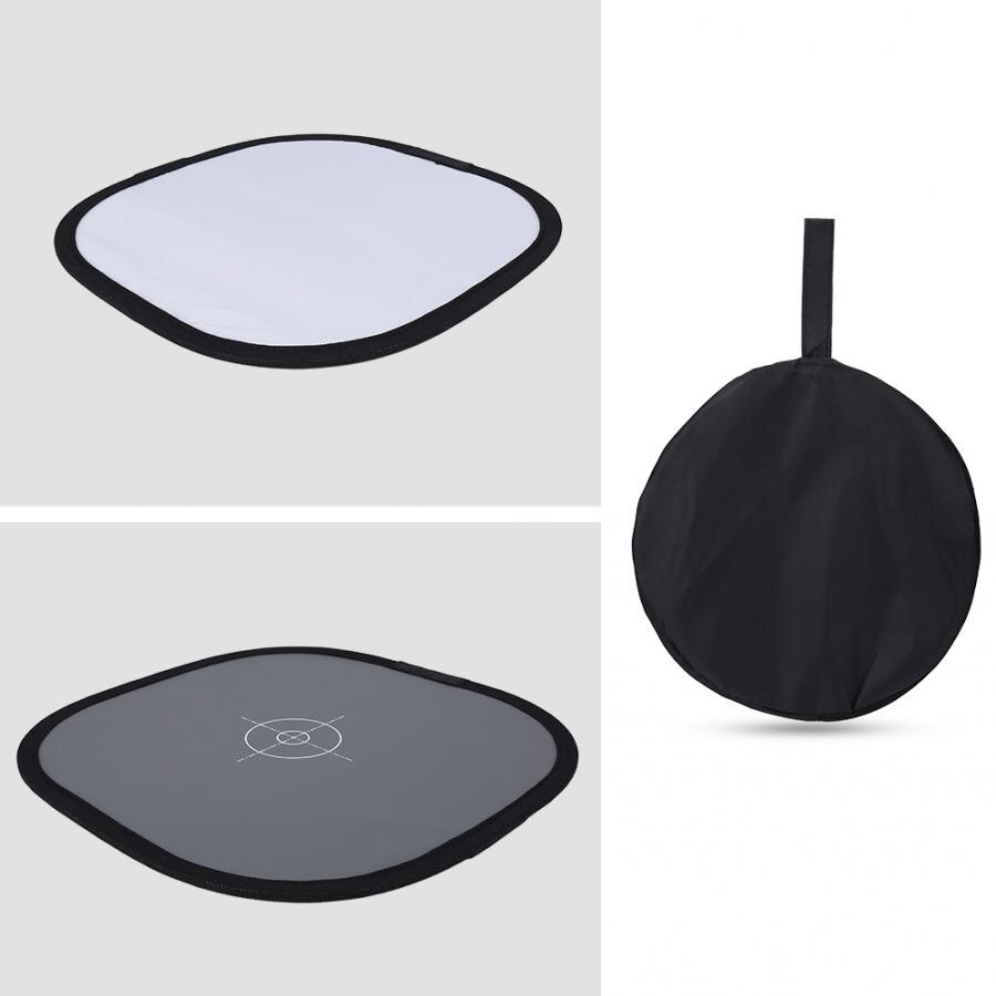 30Cm 12Inch Vouwen 18% Grijskaart Reflector Witbalans Referentie Kaart Met Draagtas Fotografie Dubbele Gezicht Scherpstellen board