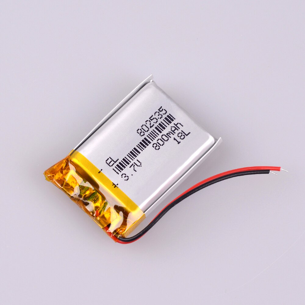 3.7 Volt 802535 800mAh Agli Ioni di Litio Li-po Li-Batterie ai polimeri di Cellule per altoparlante portatile della torcia elettrica della bicicletta