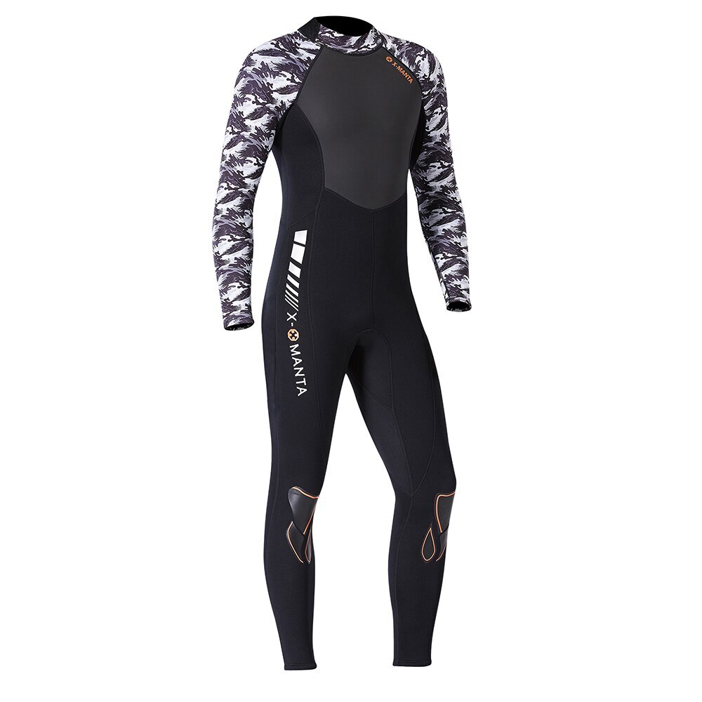 Lixada Men's Thermal Diving Suit 1.5MM / 3.0MM UV Protective Wetsuit Snorkeling Surfing Swimming Neoprene Fitting Diving: M