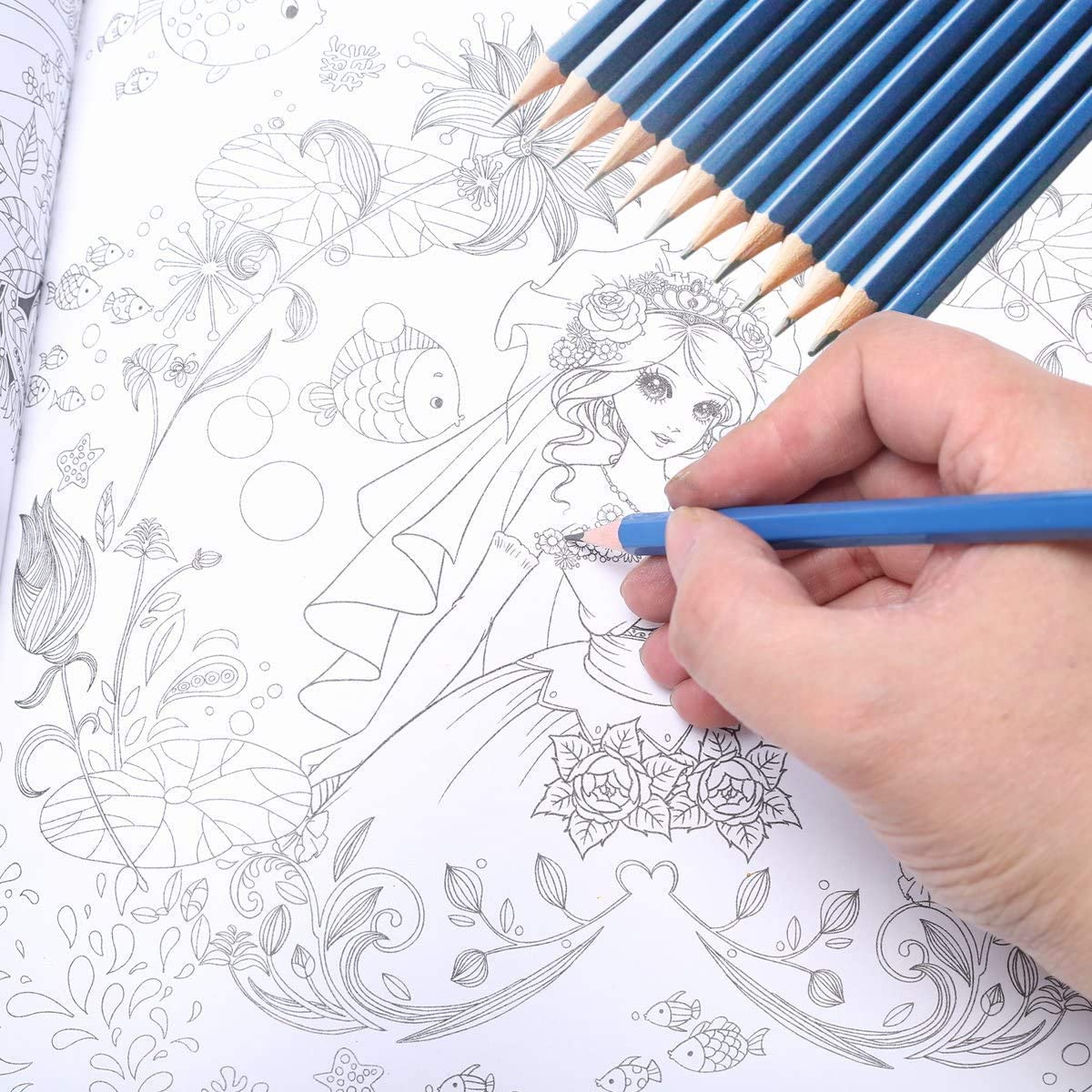 33pcs Art Drawing Sketching Pencil Set Includes Sketch Pencils, Graphite Charcoal Sticks in Zipper Case, Best for Students