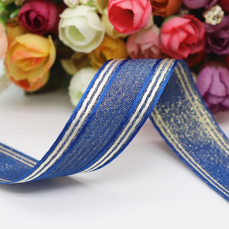10 Meter Gold Gewinde Polyester Band Für Haar BöGen DIY Handwerk Handgemachte Accessoires M19070802
