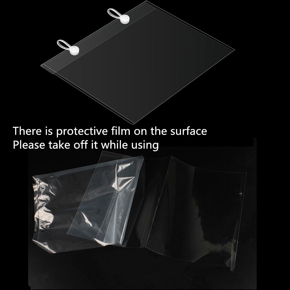 Plastic PVC Price Label Card Envelope Sleeve Cover A4 A5 A6 Clear Hanging Hook Retail Poster 20sets