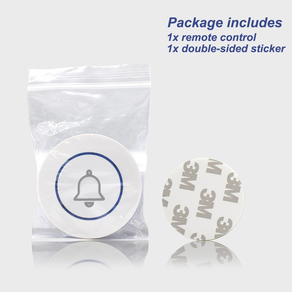 433MHz Wireless Doorbell Door Bell Button for Home Security Alarm System Hardware