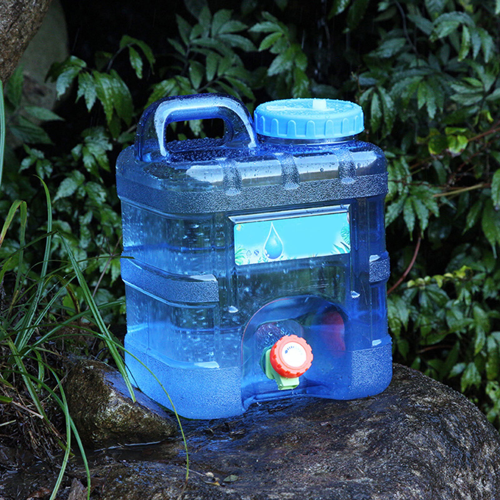 10L Car Beverage Water Container Dispenser Portable Drinking Water Pitcher For Camping Hiking Car Accessories