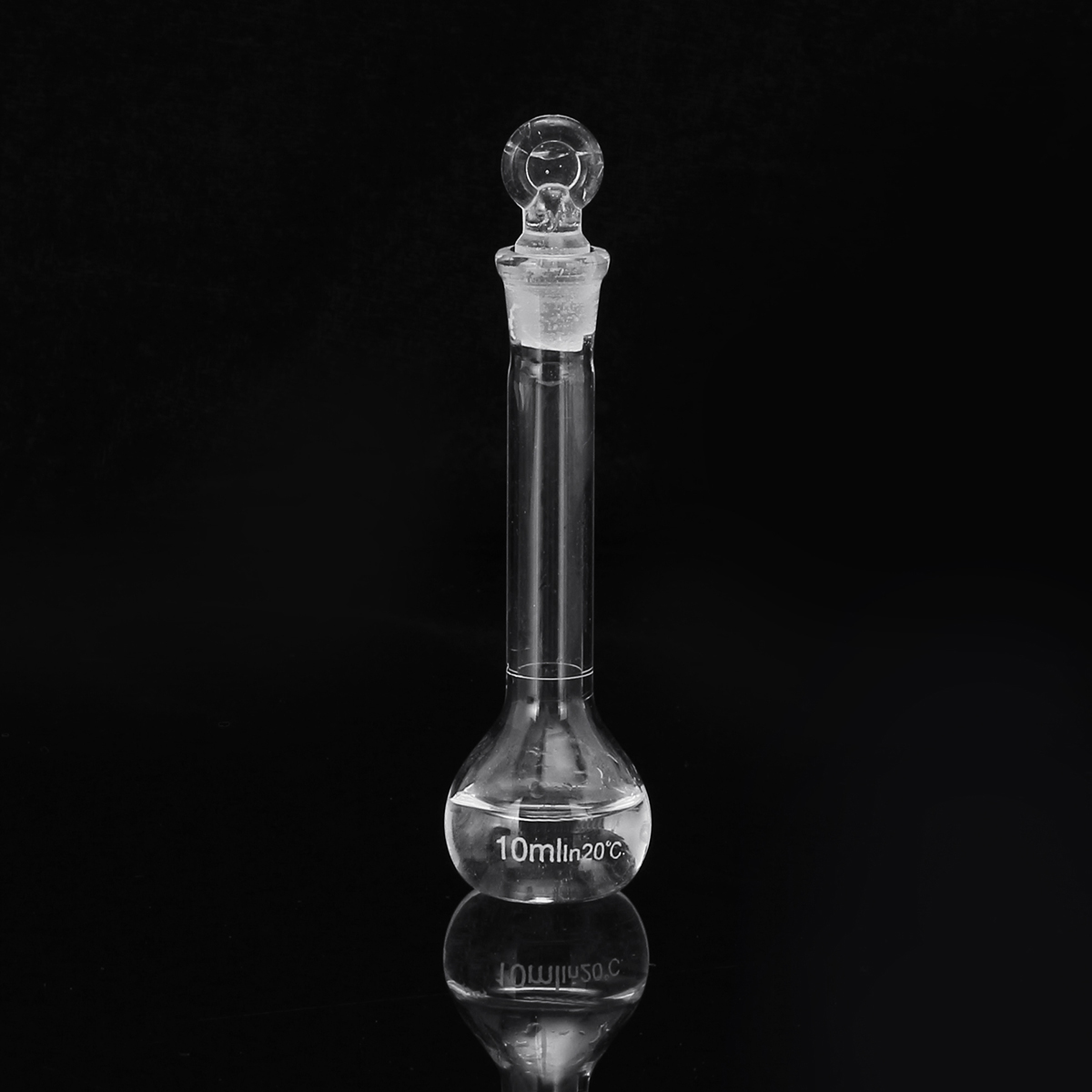 10Ml Clear Glas Maatkolven Met Stopper Lab Chemie Glaswerk Transparante Fles Glas Voor School Onderwijs Lab Supplies
