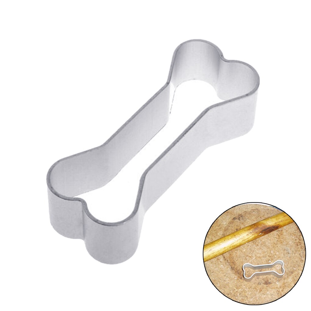 Molde con formas de hueso para galletas, cortador de acero para hornear Fondant, cortador de galletas DIY, herramienta para hacer galletas de cocina