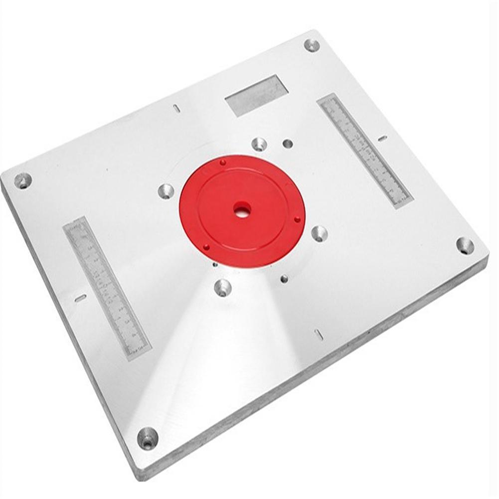 Aluminium Router Table Insert Plate Table For Woodworking Benches Router Plate Wood Tools Milling Trimming Machine Plate Tool