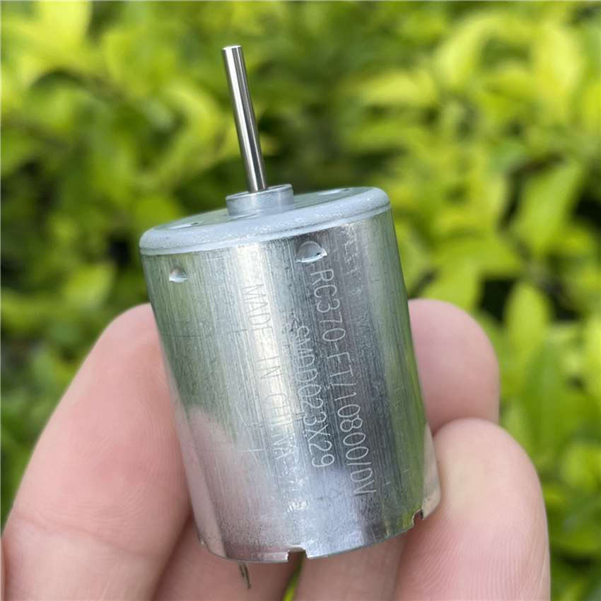 Neue 370 DC Motor- 6V-24V 1200rpm ~ 5000rpm langsam Geschwindigkeit Metall Pinsel Motor- 24mm Mikro Runde stumm Energie sparen Motor- RC370-FT-10800