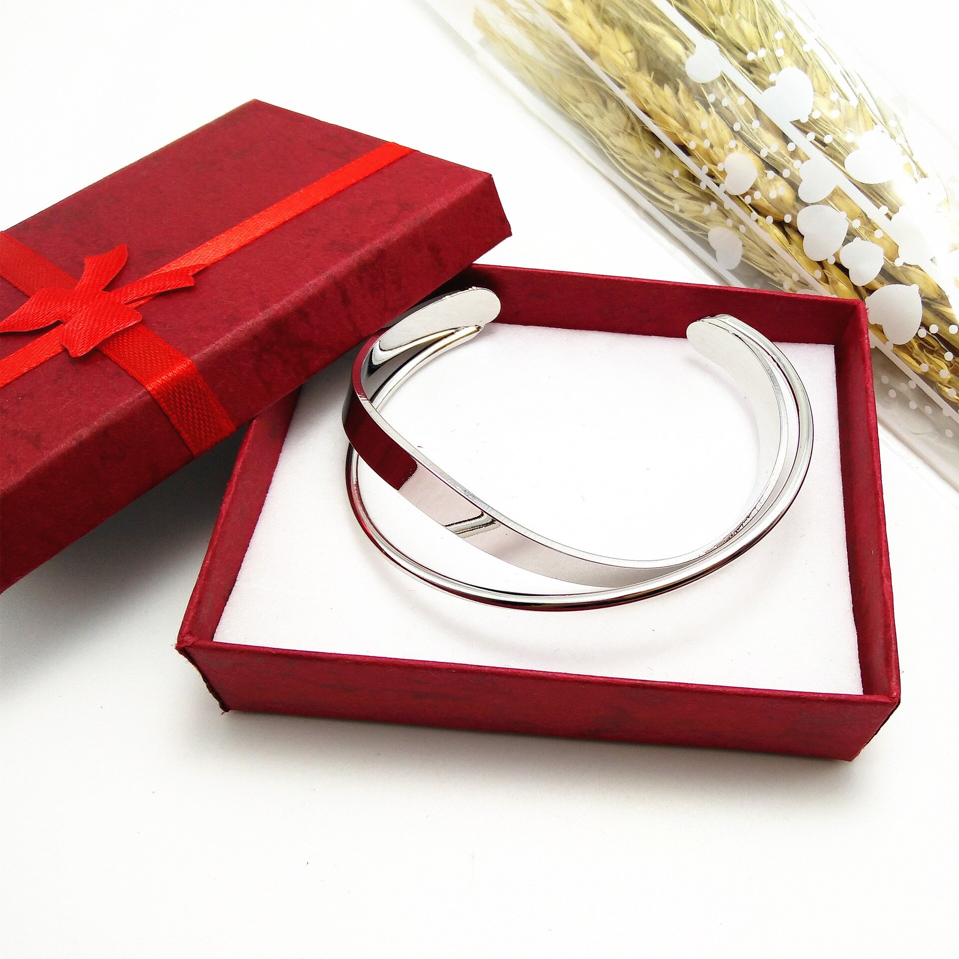 Südkoreas Neue glänzend Doppel-schicht Geometrische Unregelmäßige Kreuz Polieren Dame Armbinde Schmuck Metall retro frauen Armbänder: silber-