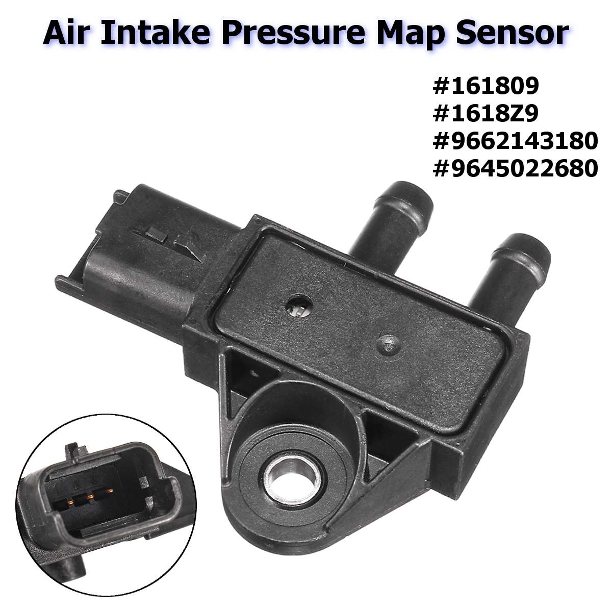for Mini 2001 #161809 #1618Z9 #9662143180 Car Air Intake Pressure Map Sensor For Citroen for Fiat for Peugeot