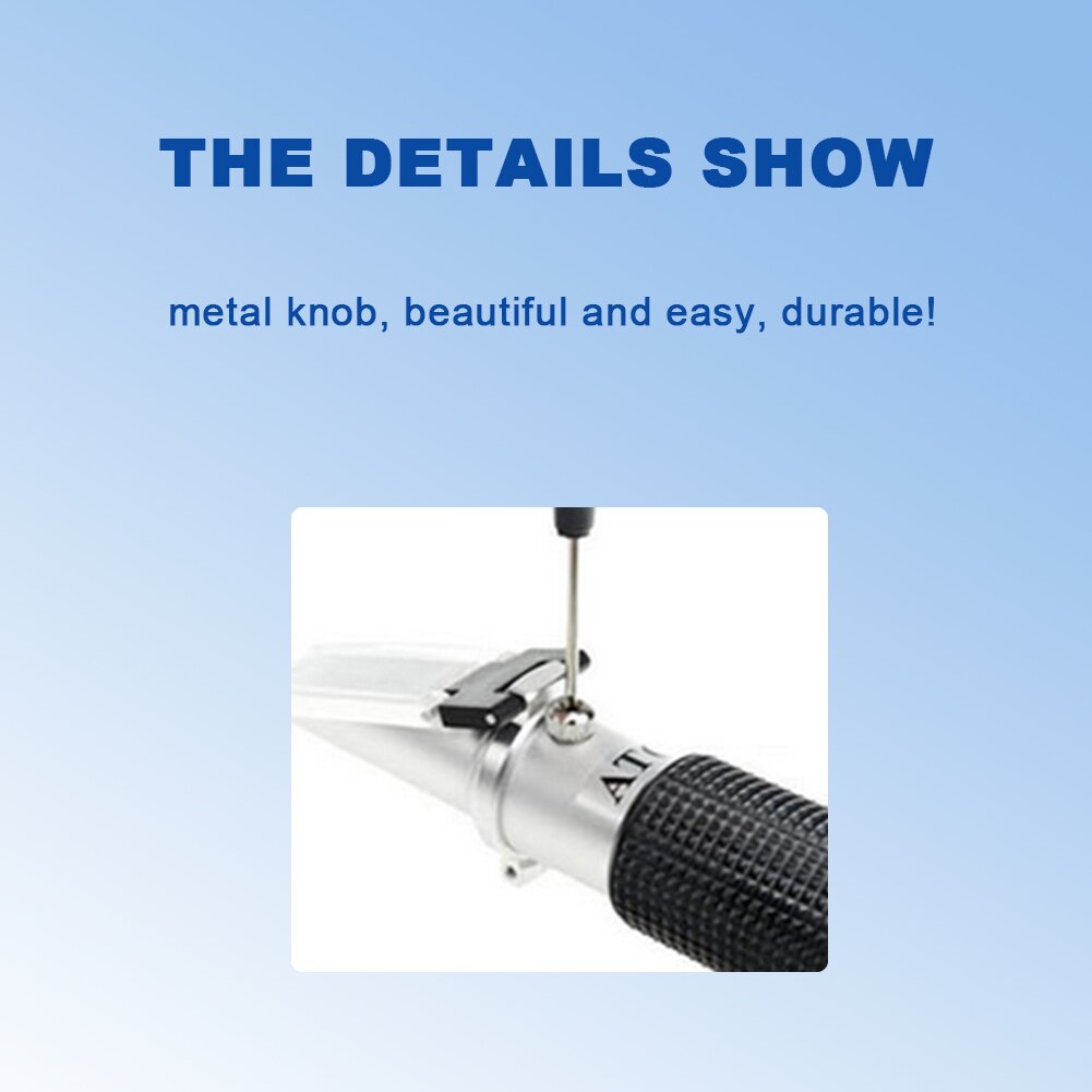 4 In 1 Hand Held Refractometer Vehicle Urea Tester 30-35% Fluid Glycol Battery Antifreeze Refractometer