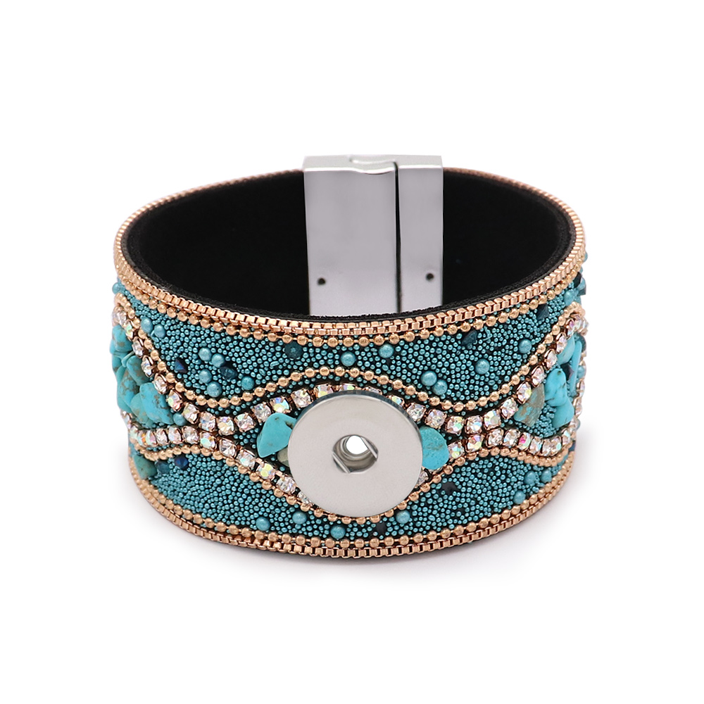 New Fashion 20mm 18mm bottone a pressione bracciale gioielli fai da te ND328: A
