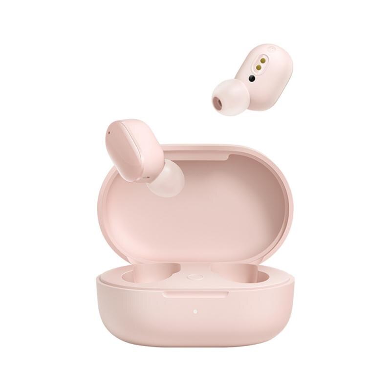 Originele Mi Airdots 3 Xiaomi Redmi Oortelefoon Echte Draadloze Bluetooth 5.2 Aptx Adaptieve Stereo Bass Met Mic Handsfree Tws Oordopjes: Pink