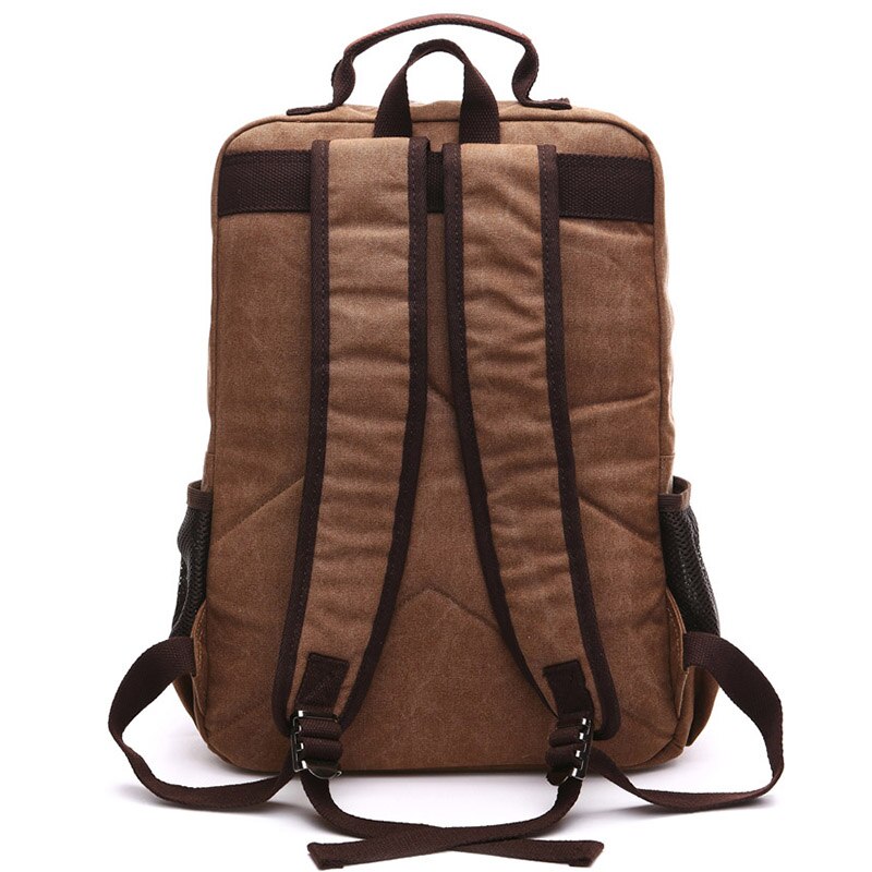 Canvas Tas Rugzak Schoudertas Mannen Laptop Rugzak Juveniele Mannelijke Rugzak Computer Rugzak Tas
