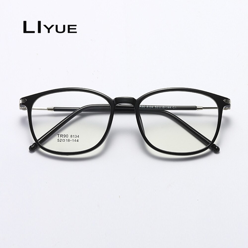 Blue light Ray Computer Glasses Men women Screen Radiation Eyewear Office Gaming Blue Light Goggle UV Blocking Eye Spectacles: shiny black