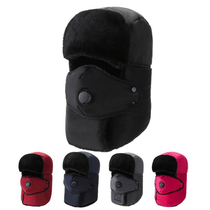 Warm Cap Winter Men Original Winter Hats For Women Unisex Warm Thcken Waterproof Hood Hat Ear Cap