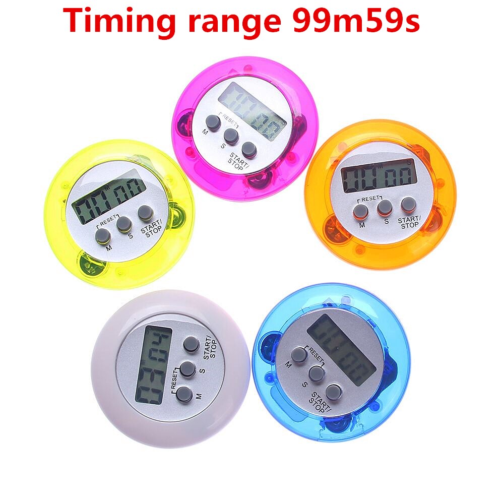 Mulfunctional Digital Magnetic LCD Stopwatch Timer Loud Alarm Convenience Kitchen Timer Tool for Cooking Baking Sports Games