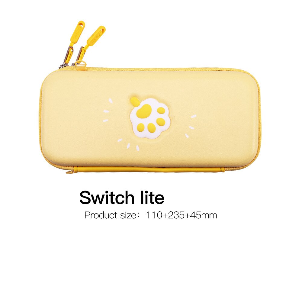 Bolsa de gato Rosa bonito para Nintendo Switch, cubierta/bolsa de almacenamiento para Nintendo Switch Lite, accesorio de juego: Yellow Switch Lite