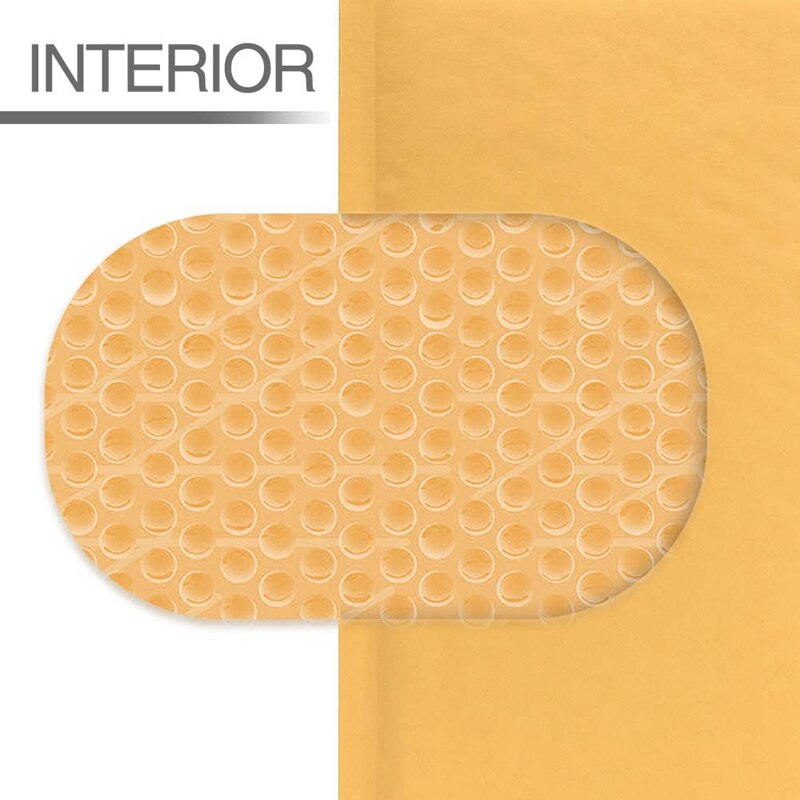 6X7 Inches Padded Envelopes Kraft Bubble Mailers Small Bubble Envelopes 25Pcs